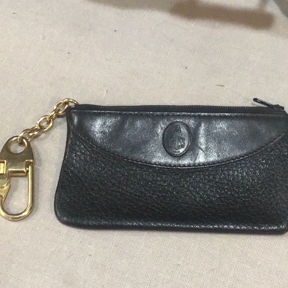 Vintage Marc Cross Card Holder with Lock chain clip - Picture 8 of 8